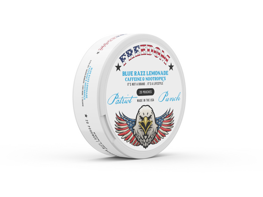 Blue Raspberry Lemonade Nootropic + Caffeine Pouches - 5 Pack