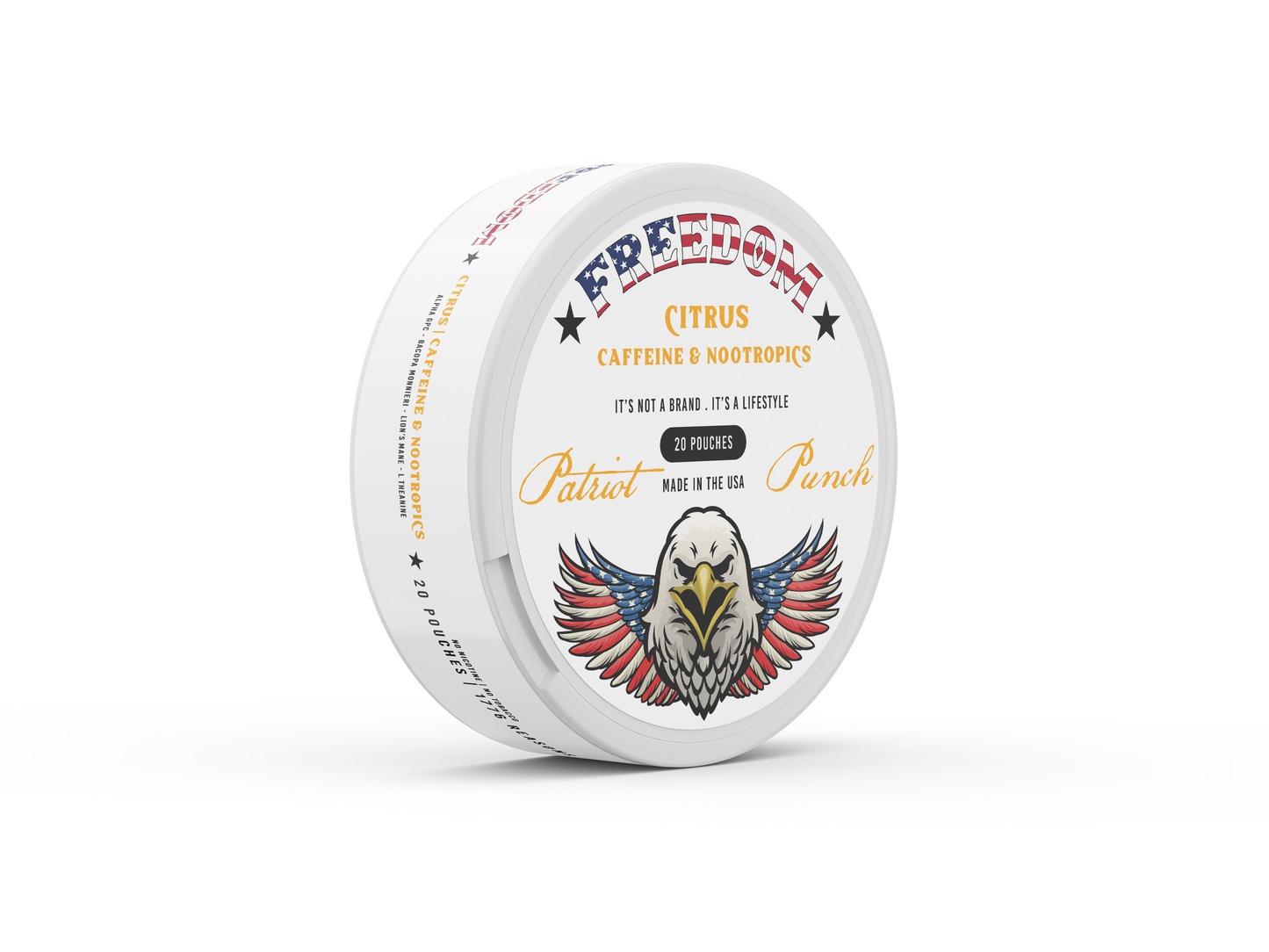 Citrus Nootropic + Caffeine Pouches - 5 Pack