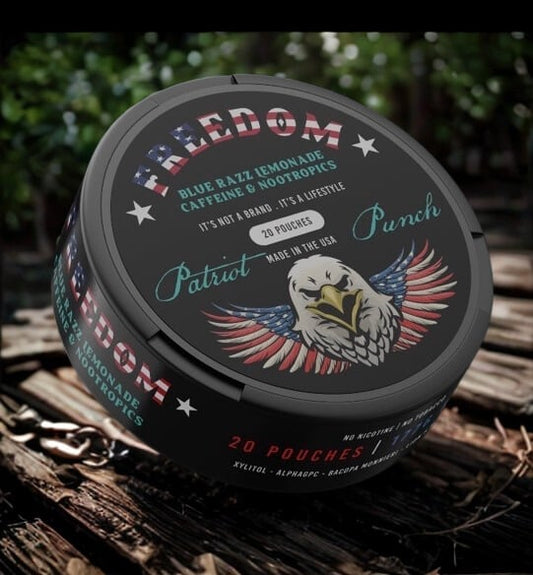 Blue Raspberry Lemonade Nootropic + Caffeine Pouches - 5 Pack